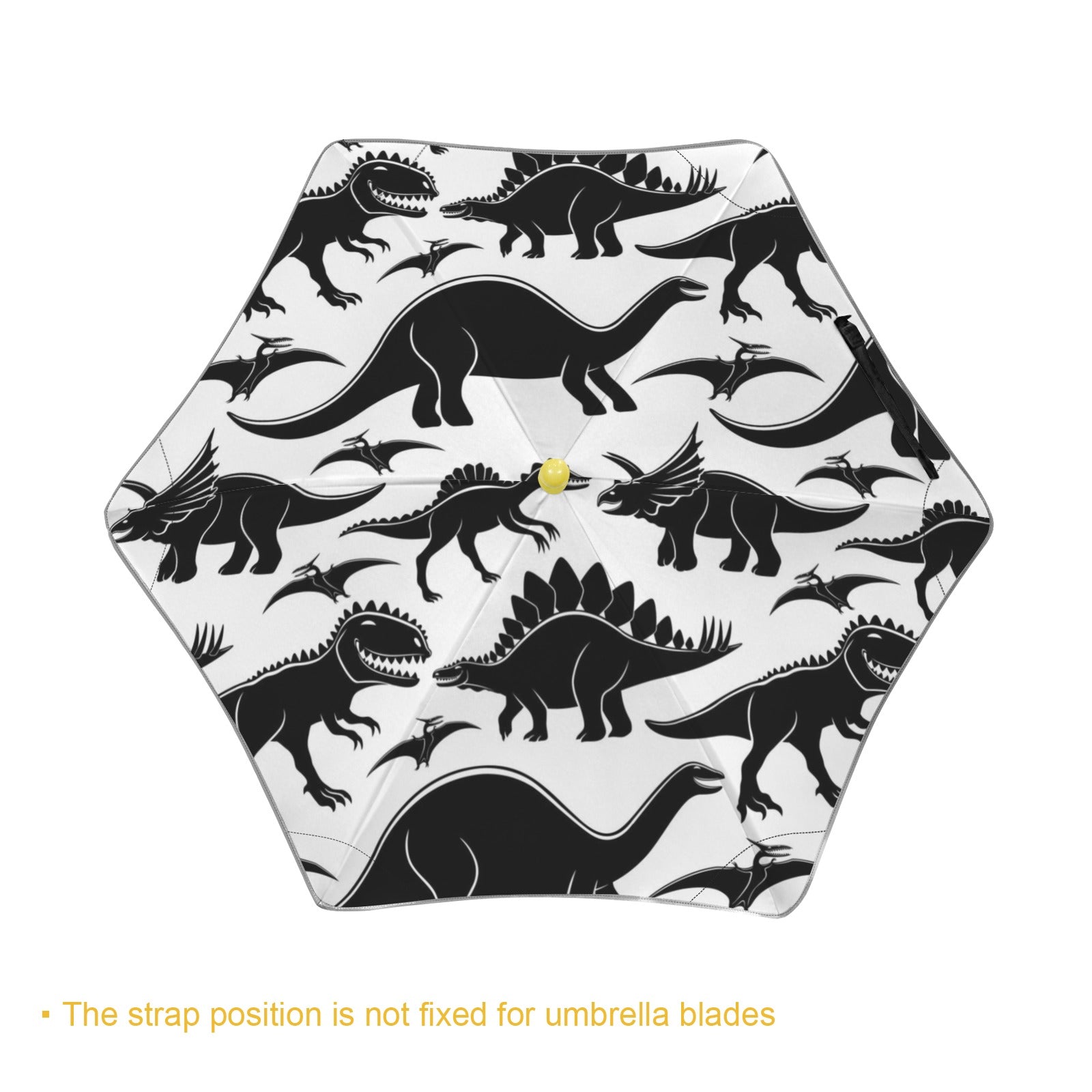 Black And White Dinosaurs Kids Safe Round Corner Umbrella Kids Safe Round Corner Umbrella animal Printed Offshore