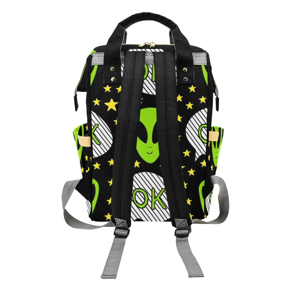 Alien OK - Multi-Function Backpack, Nappy / Diaper Bag
