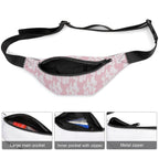 Pink Hawaiian Flower - Bum Bag / Fanny Pack