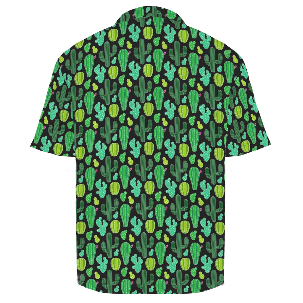 Cactus Plants Men's Crinkle Hawaiian Shirt