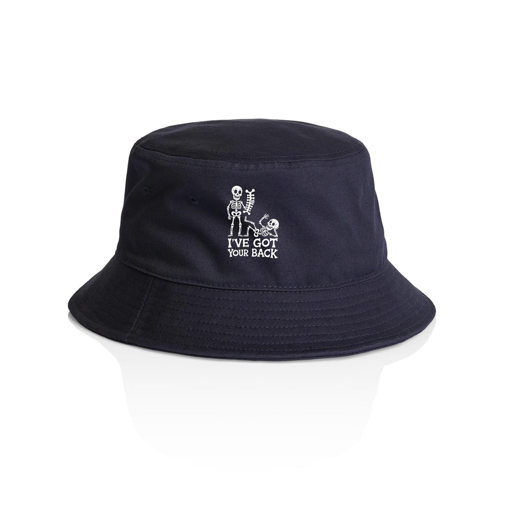 Skeleton, I've Got Your Back - AS Colour Bucket Hat