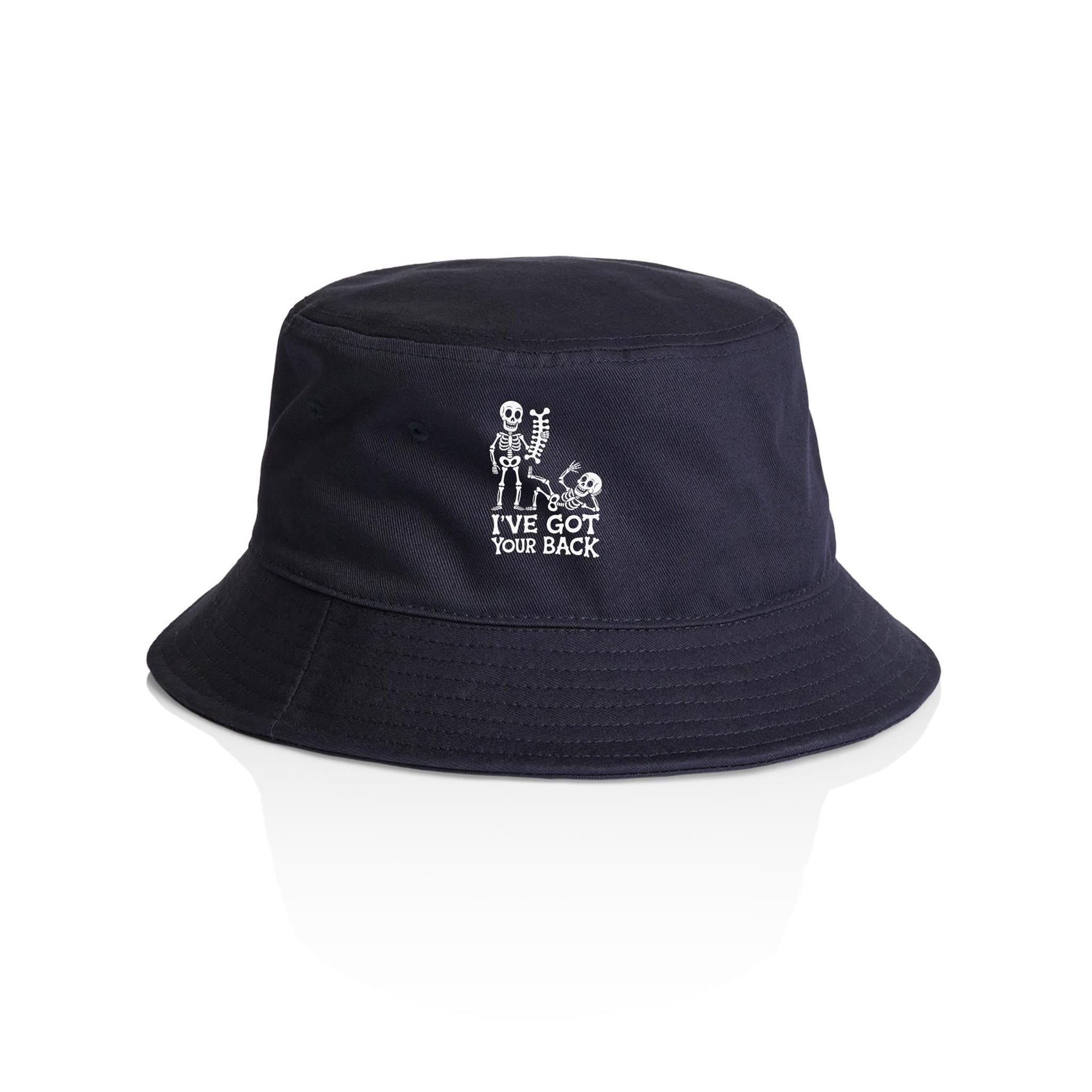 Skeleton, I've Got Your Back - AS Colour Bucket Hat