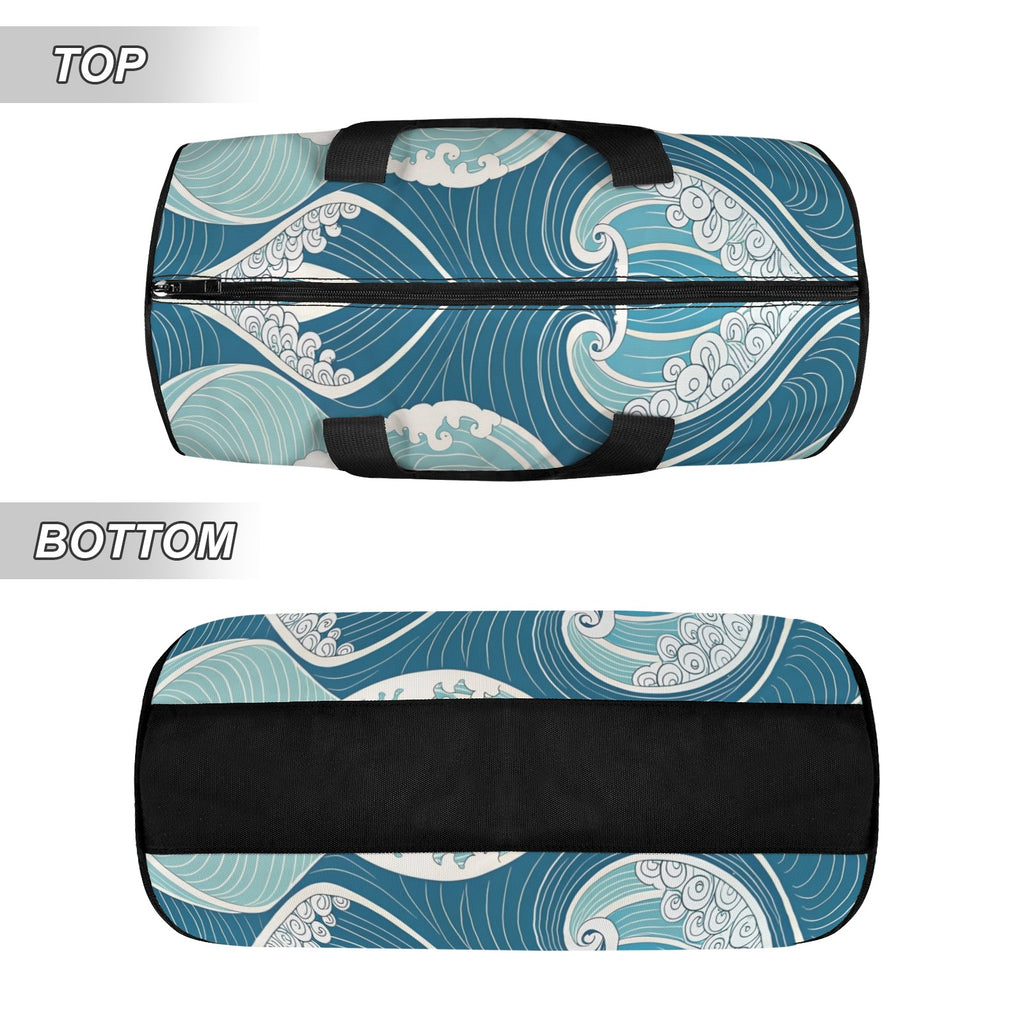 Ocean Waves Duffle Bag Duffle Bag Printed Offshore