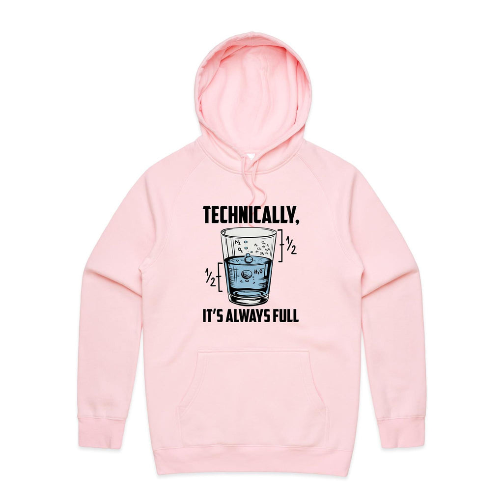 Glass Half Full Men's AS Colour Hoodie
