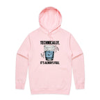 Glass Half Full Men's AS Colour Hoodie