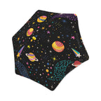Colourful Space Kids Safe Round Corner Umbrella One Size Kids Safe Round Corner Umbrella Printed Offshore Space