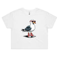 Seagull With Sunglasses And High Tops Women's AS Colour Crop Tee