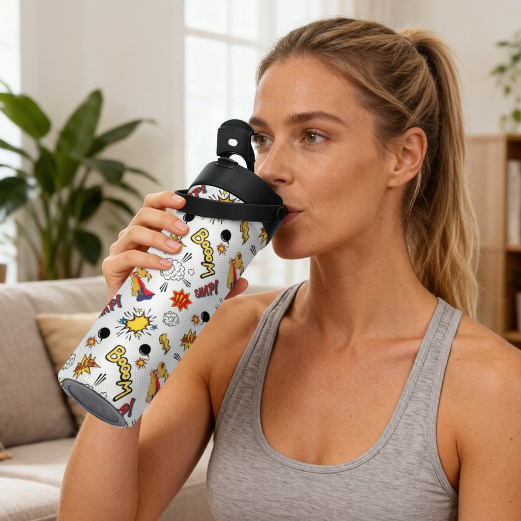 Super Dog 20oz Tea Tumbler with Carry Handle