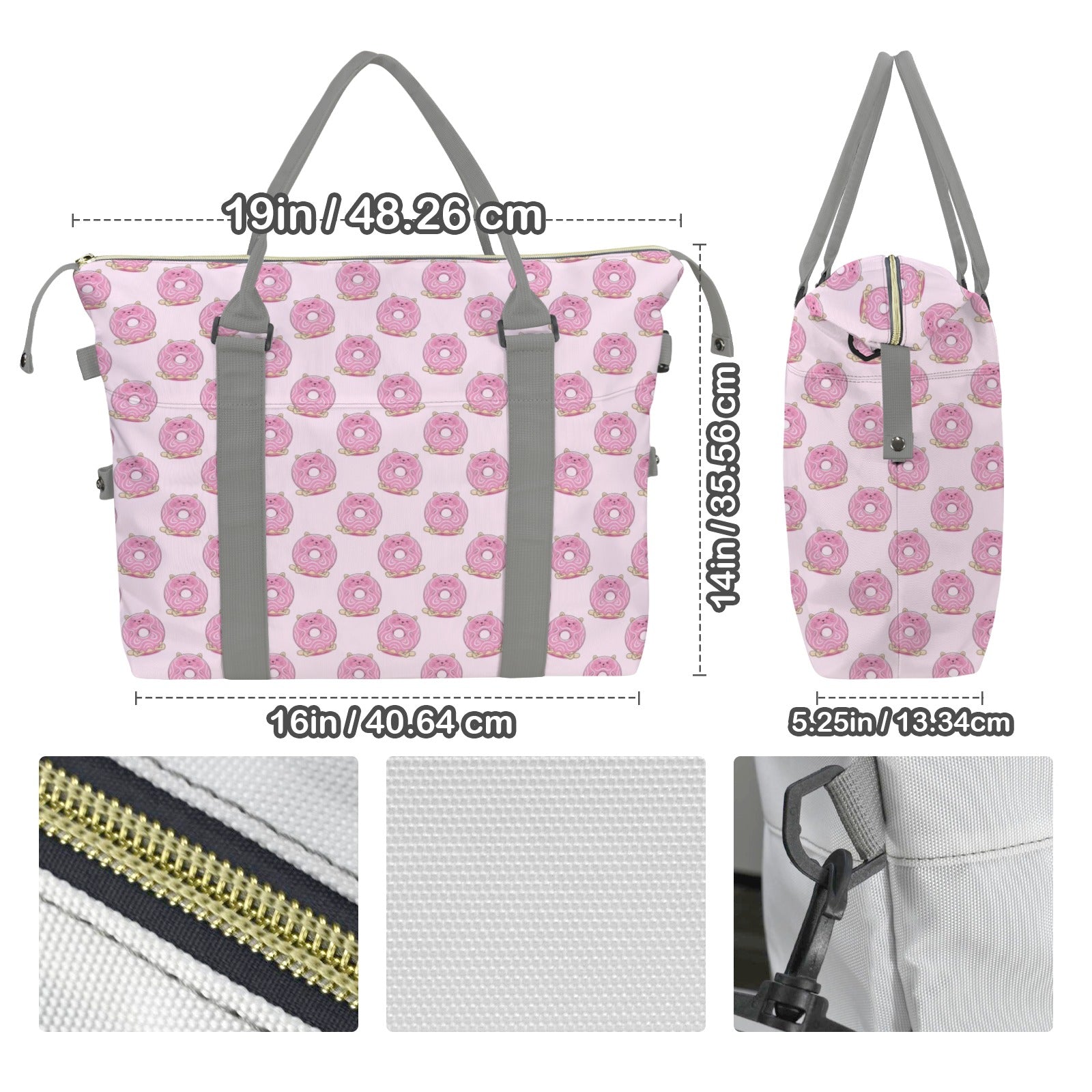 Cat Doughnuts Duffle Bag-Simple (Model 1715) Duffle Bag-Simple (1715)