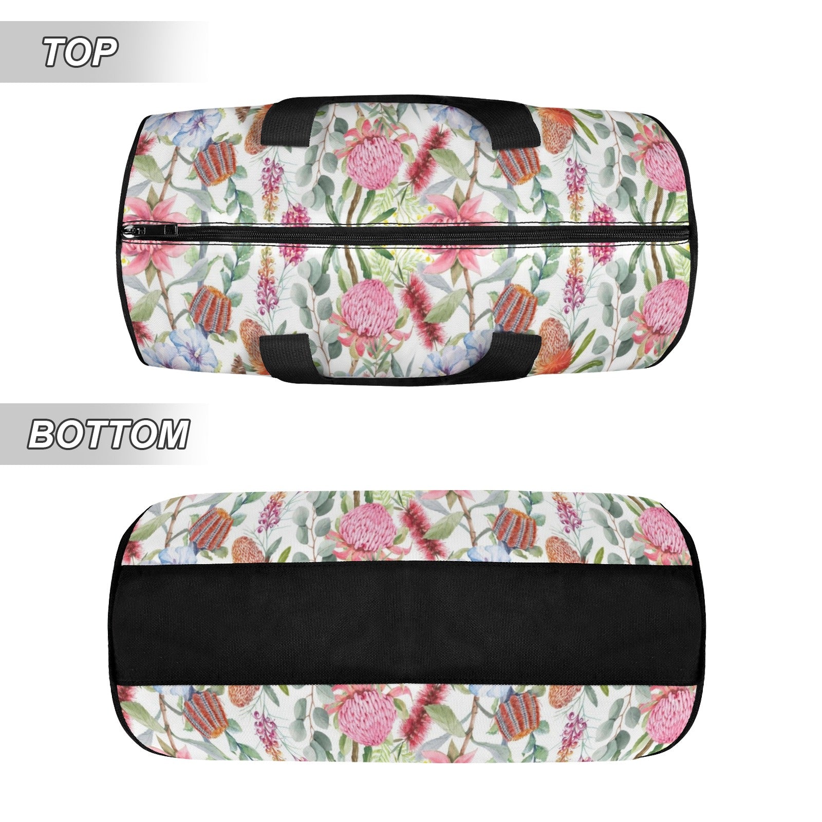 Australian Flowers Duffle Bag Duffle Bag Printed Offshore