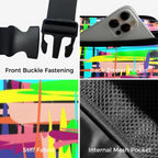 Crosshatch Geometric - Belt Bag