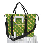 Rubber Ducks On Green Duffle Bag-Simple (Model 1715) One Size Duffle Bag-Simple (1715)