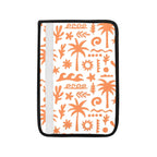 Orange Surf Car Seat Belt Cover 7''x10'' (Pack of 2) Car Seat Belt Cover 7x10 (Pack of 2) Printed Offshore Surf