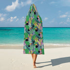 Bright Toucan Kids Hooded Blanket 100cm x 130cm Kids Hooded Blanket animal Printed Offshore