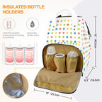 Stars - Multi-Function Backpack, Nappy / Diaper Bag