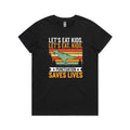Punctuation Saves Lives, Dinosaur Women's AS Colour T-shirt