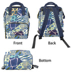 Animal Mosaic - Multi-Function Backpack, Nappy / Diaper Bag