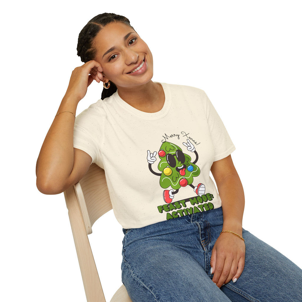 Christmas Feast Mode Activated - Unisex Softstyle T-Shirt