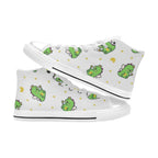 Dinosaur Fairy Women's High Top Canvas Shoes Womens Classic High Top Shoes Printed Offshore