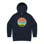 Better Days Ahead - Womens Hoodie Navy Womens Hoodie Positivity Printed In Australia Summer