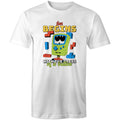 Fun Begins With The Press Of A Button, Video Game Men's AS Colour T-Shirt White Mens T-shirt Games Printed In Australia