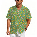 Busy Bees Men's Crinkle Hawaiian Shirt