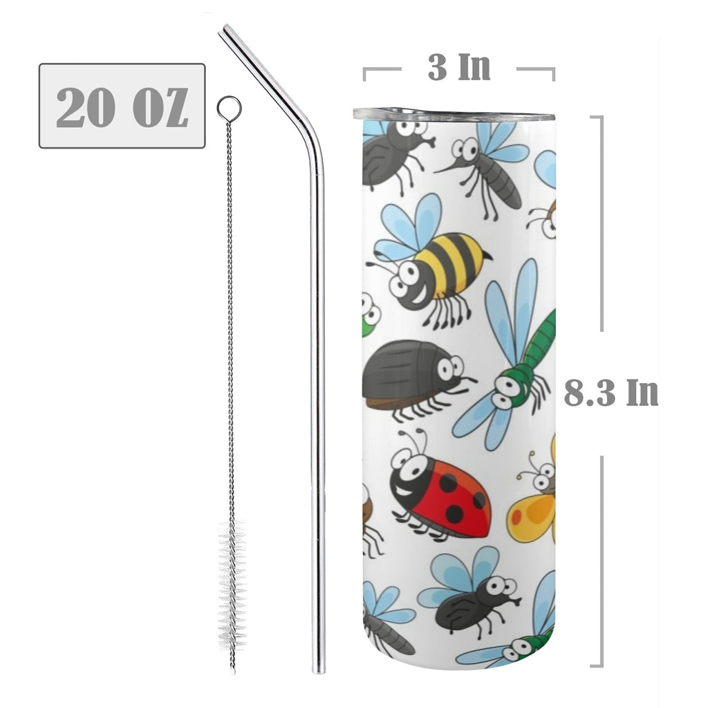 Little Creatures - 20oz Tall Skinny Tumbler with Lid and Straw
