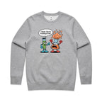 I Think You're Overreacting Chemistry AS Colour Stencil Crew Sweatshirt