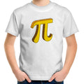 Pi - Kids Youth T-Shirt White Kids Youth T-shirt Printed In Australia Science