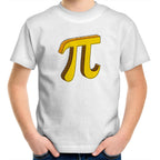 Pi - Kids Youth T-Shirt White Kids Youth T-shirt Printed In Australia Science