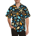 Starfish And Shells - Mens Hawaiian Shirt