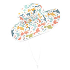 Cute Colourful Dinosaurs Wide Brim Bucket Hat Wide Brim Bucket Hat animal Printed Offshore