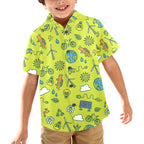 Go Green - Junior Kids Hawaiian Shirt