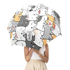 Cat Hello - Semi-Automatic Foldable Umbrella (Model U12) Semi-Automatic Foldable Umbrella (U12)