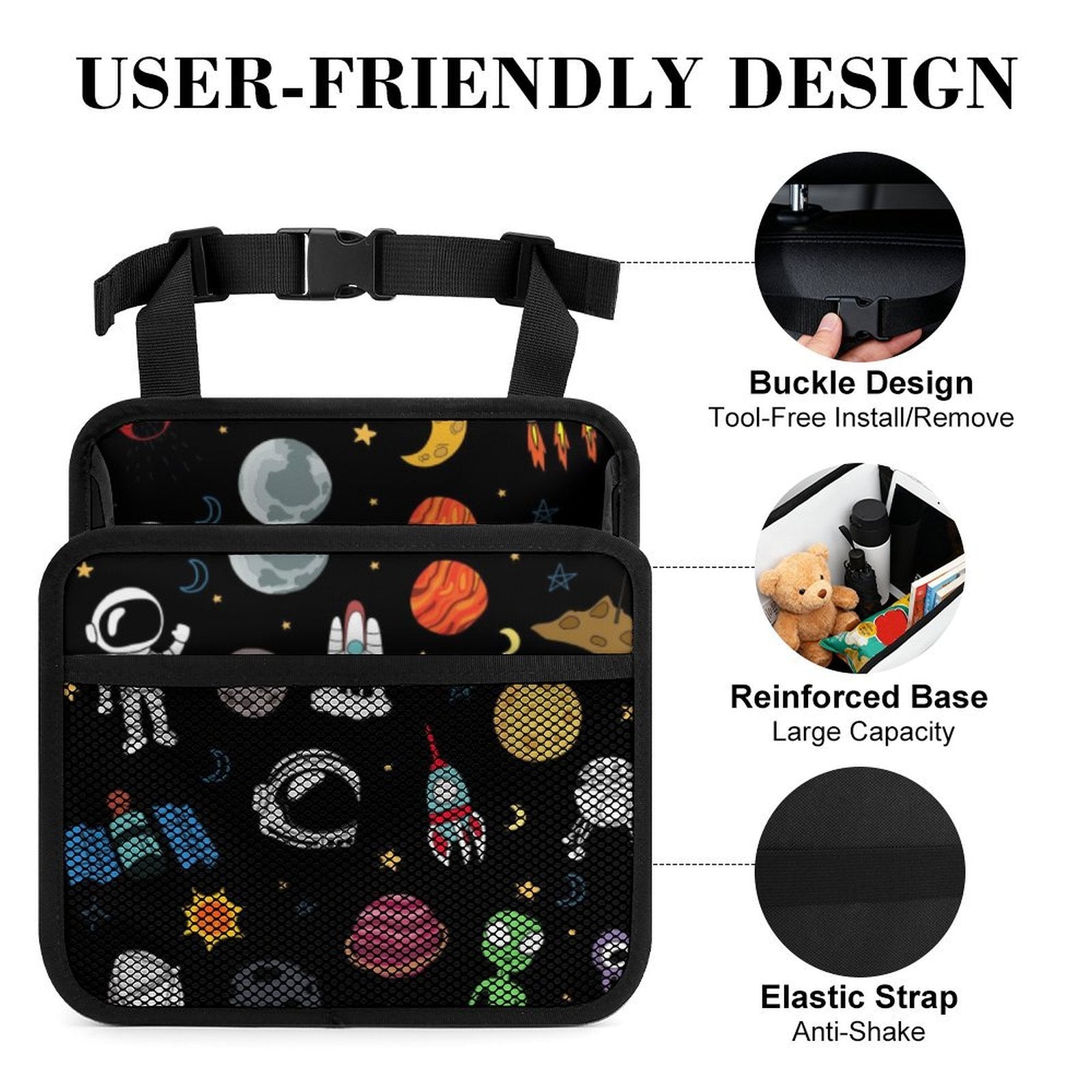 Fun Space Car Seat Back Organiser Car Seat Back Organiser Printed Offshore Space