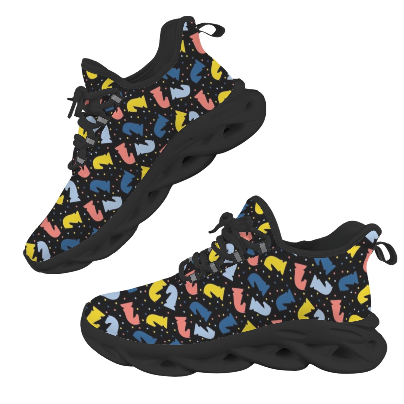 Colourful Chess Women's Twisted Sole Sneakers