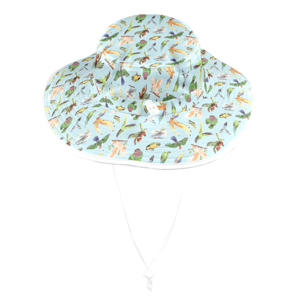 Parrots Wide Brim Bucket Hat Wide Brim Bucket Hat Birds Printed Offshore