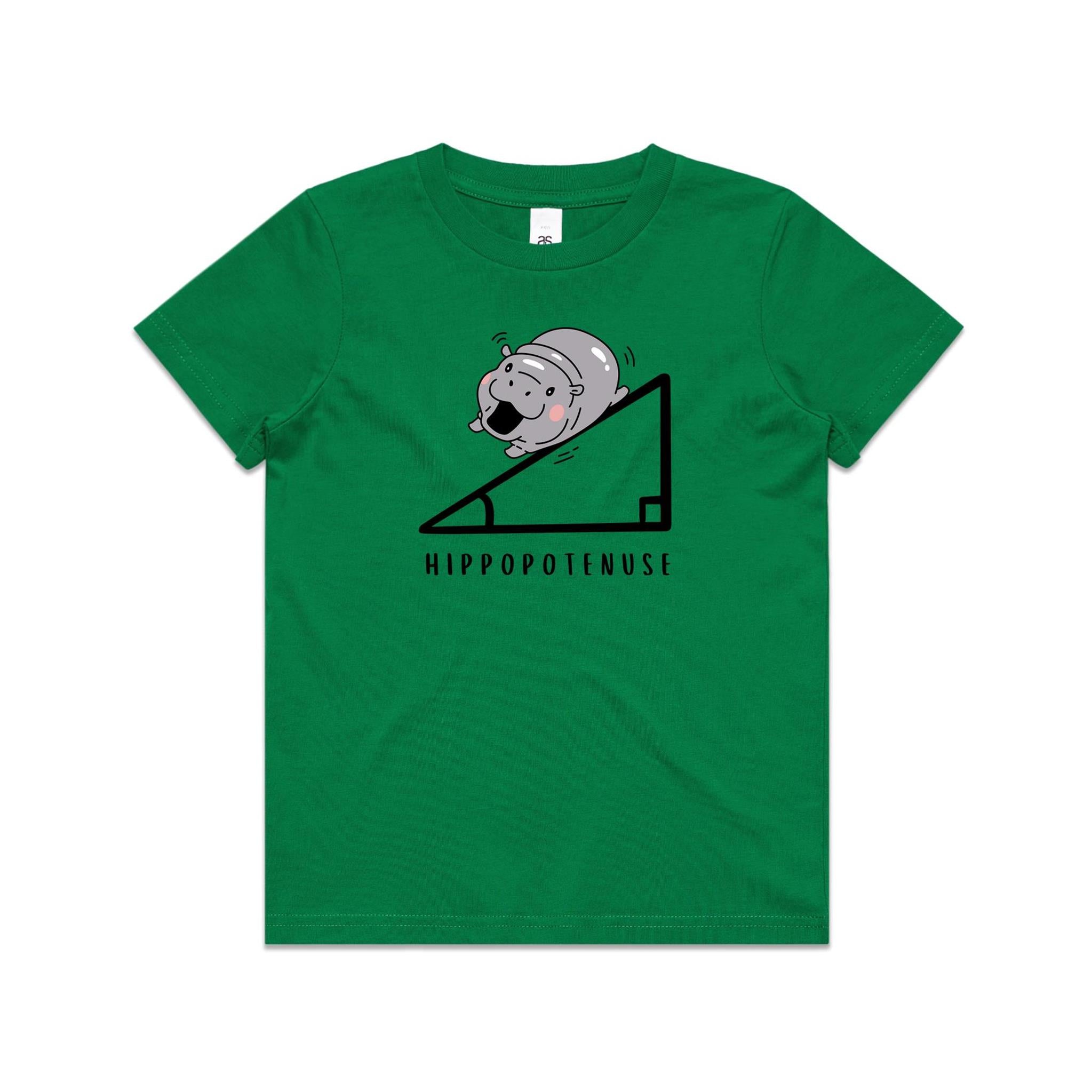Hippopotenuse Hippo Hypotenuse Kids AS Colour T-shirt