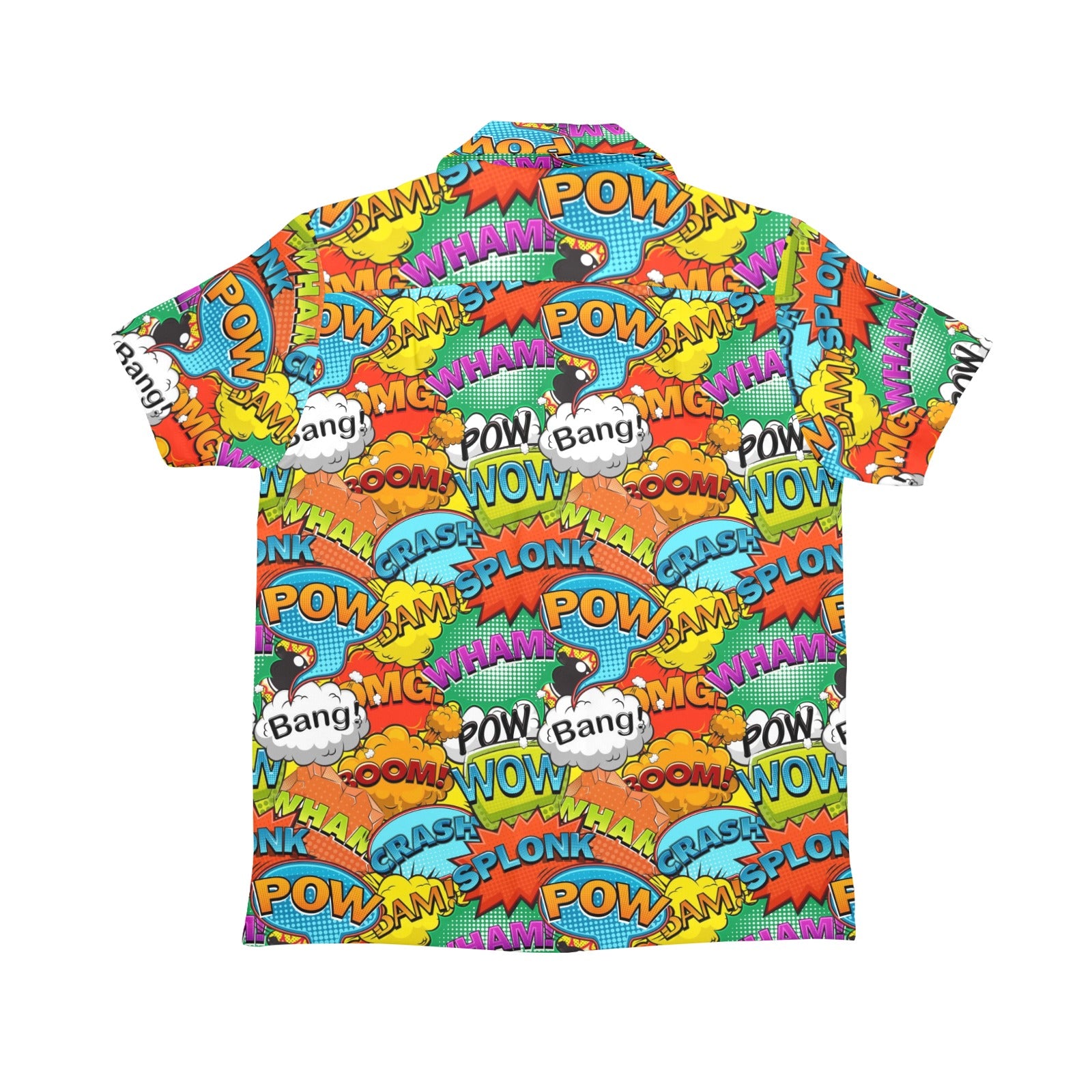 Comic Book 2 - Senior Kids Hawaiian Shirt