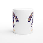 Keeping The Blues Alive - White 11oz Ceramic Mug White 11oz Mug Globally Fulfilled Music