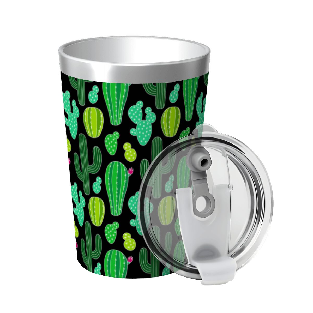 Cactus Plants Small Stainless Steel Travel Mug Cup 12oz/350ml