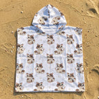 Cheeky Cats Kid's Hooded Towel Poncho