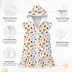 Beach Time Girl's Hooded Beach Cover-Up