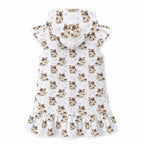 Cheeky Cats Girl's Hooded Beach Cover-Up