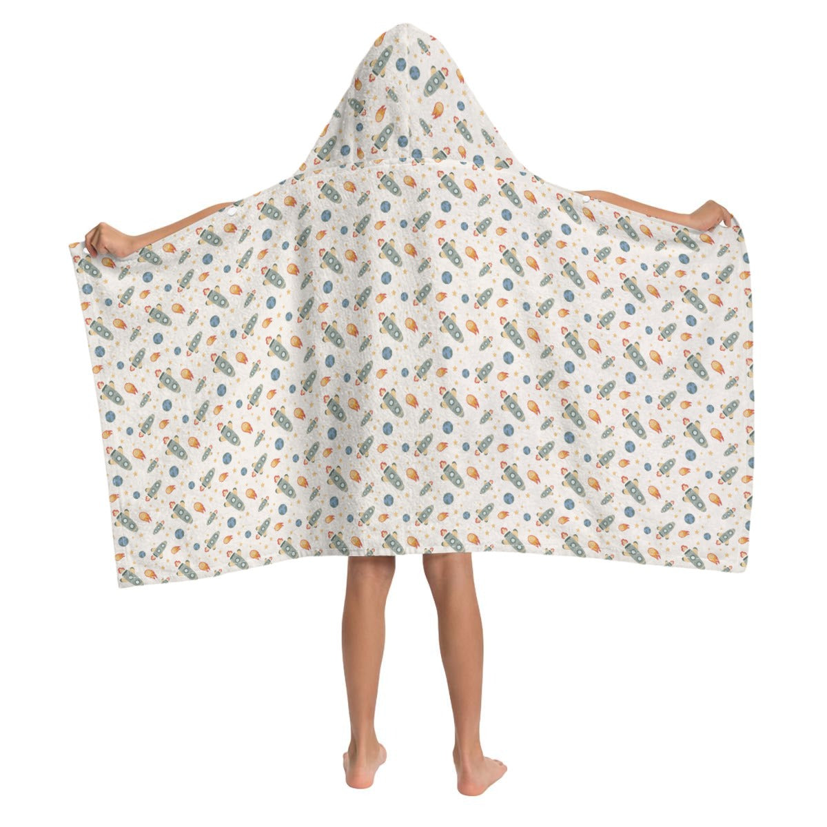 Rockets Kids WRap Hooded Towel Poncho
