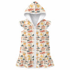 Beach Shack Girl's Hooded Beach Cover-Up
