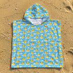 Rubber Ducks Kid's Hooded Towel Poncho