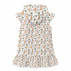 Kangaroos Girl's Hooded Beach Cover-Up