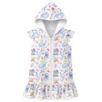 Under The Sea Girl's Hooded Beach Cover-Up