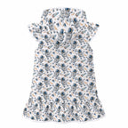 Astronauts And Rockets Girl's Hooded Beach Cover-Up